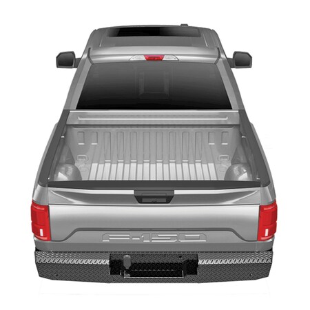 Trailfx BUMPER TRUCK REAR One Piece Design Direct Fit Mounting Hardware Included Without Tow Hooks DRin FX1021